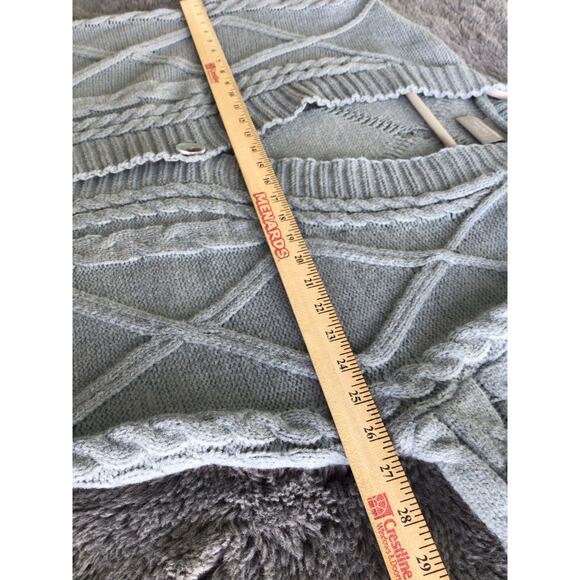 Taylor Swift The Tortured Poets Department Cardigan Eras Tour Sweater Gray XS/SM - Picture 9 of 10